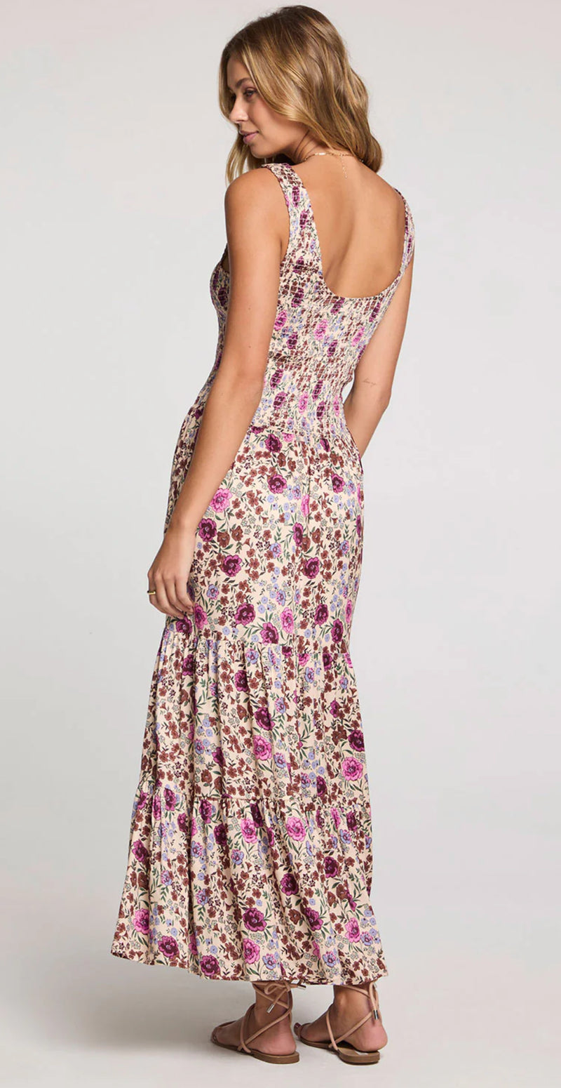 S3663-W689 Caelin Dress- Multi Floral