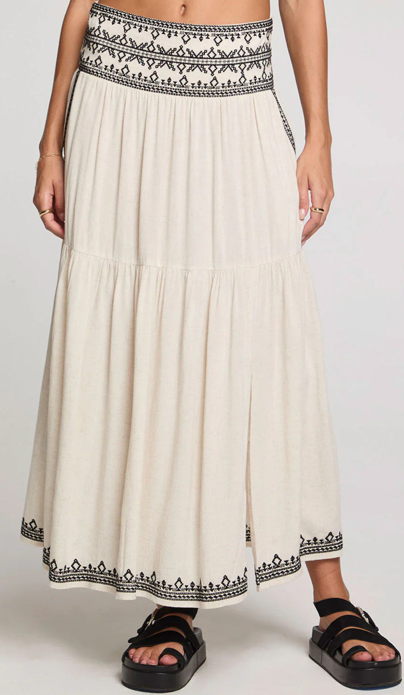 S3667-W690 Jaelynn Skirt- Natural