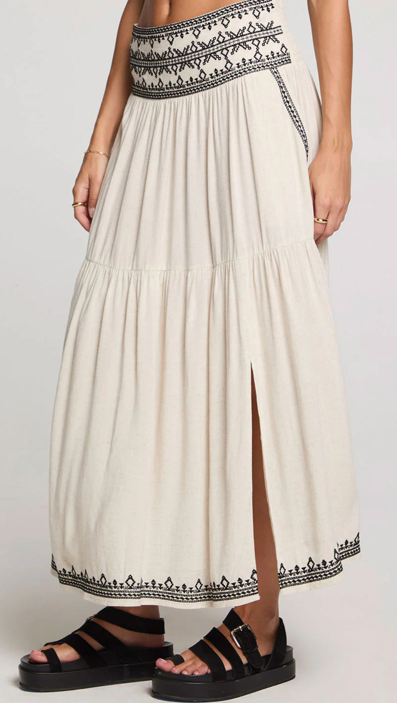 S3667-W690 Jaelynn Skirt- Natural