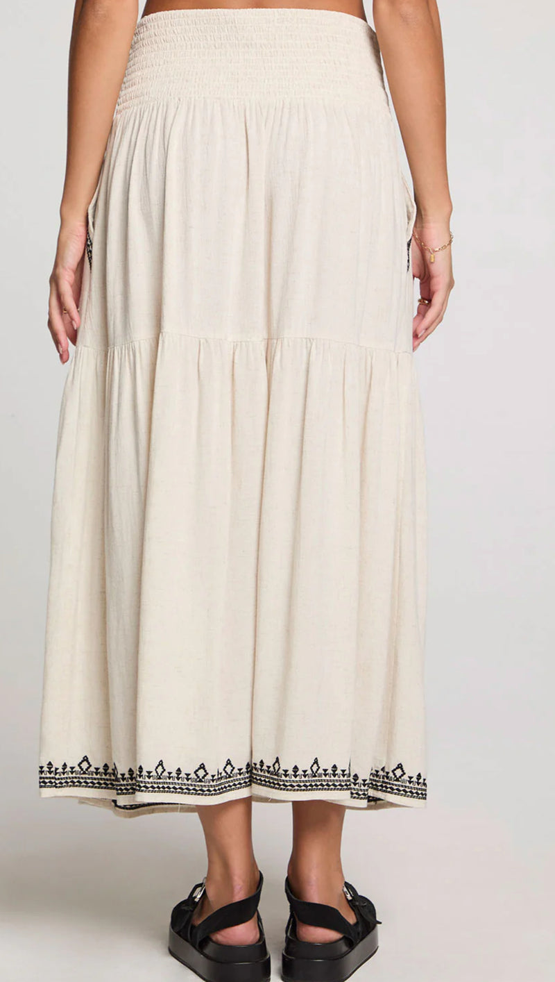 S3667-W690 Jaelynn Skirt- Natural