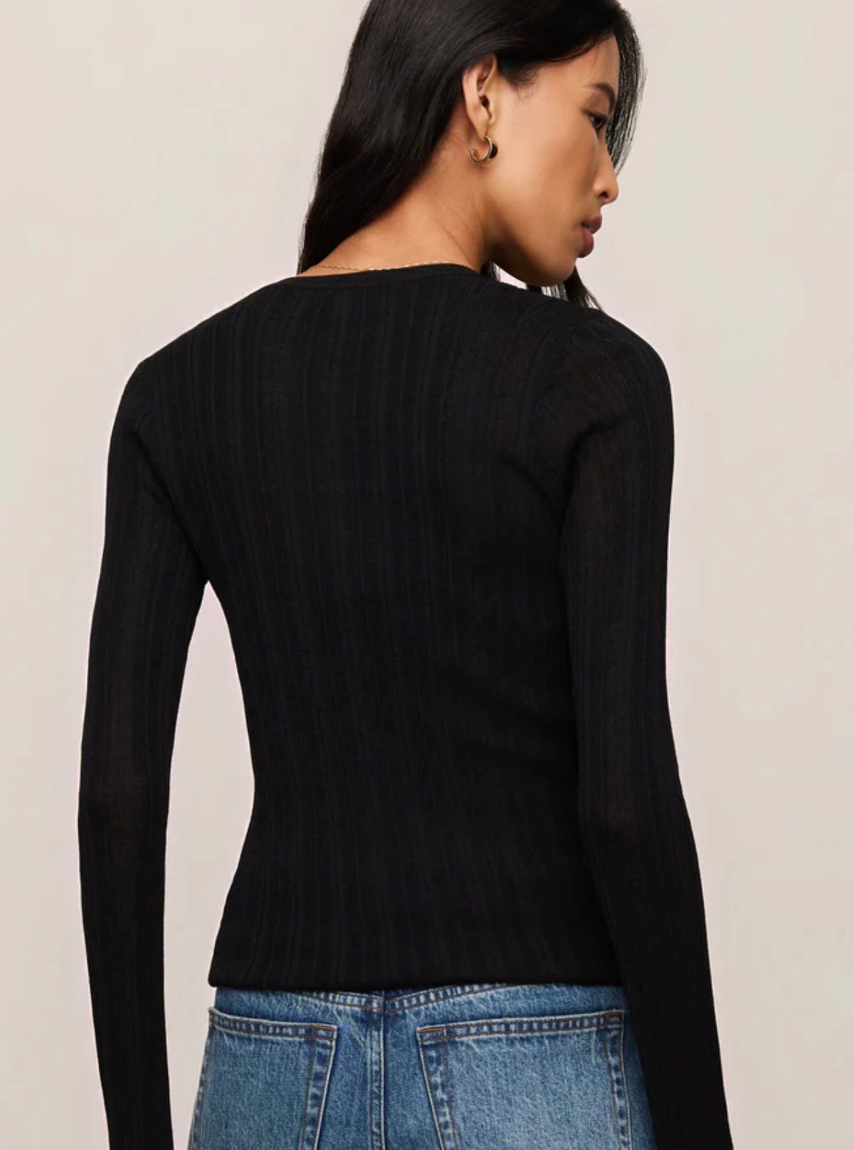 ZW263440 Rowena Fine Knit Henley