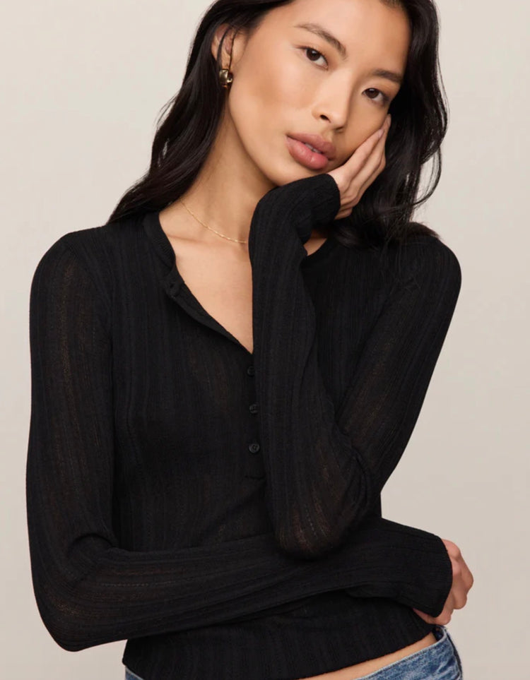 ZW263440 Rowena Fine Knit Henley