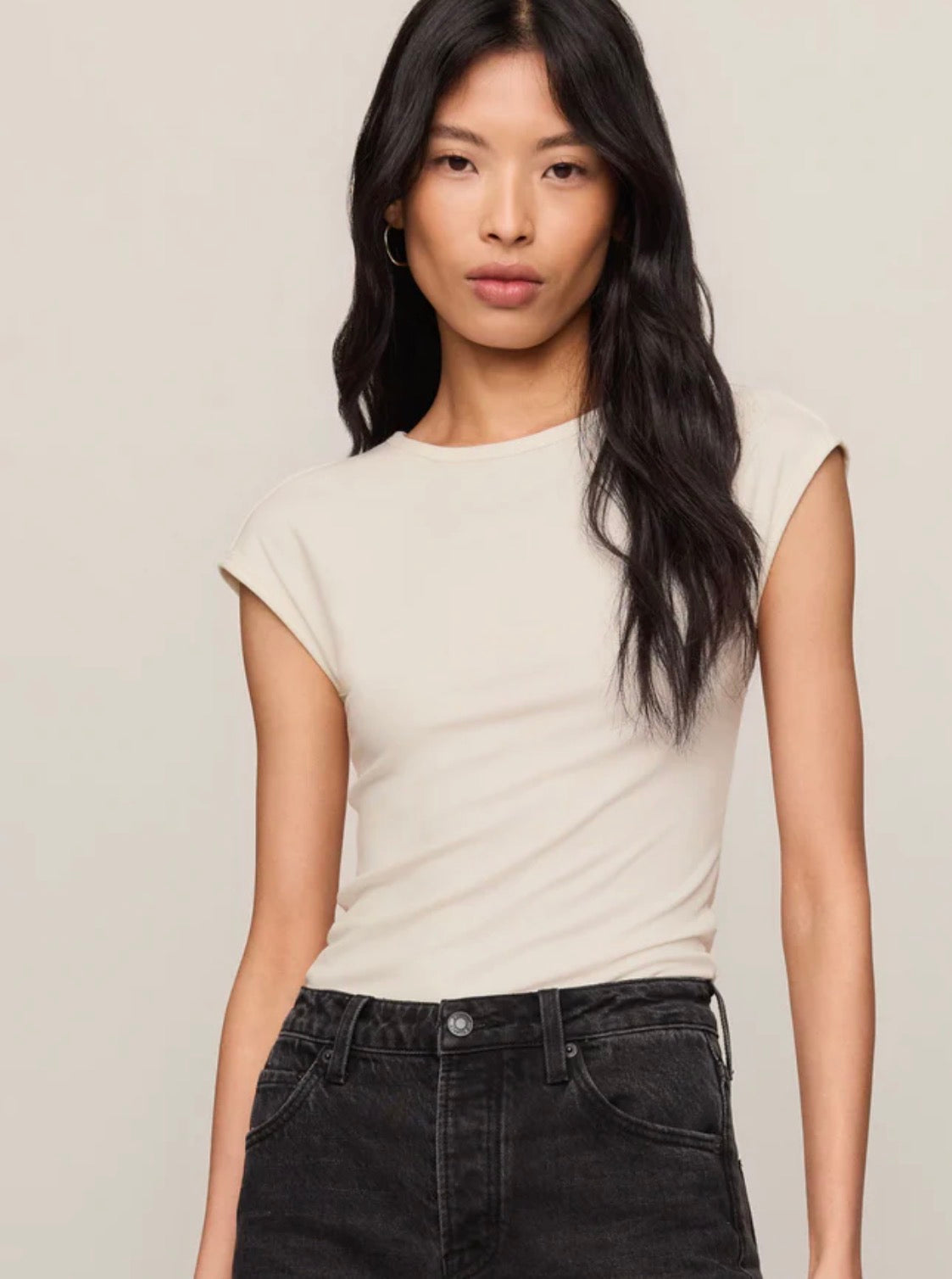 ZT263293 Soft Trace Second Skin Tee- Cloud