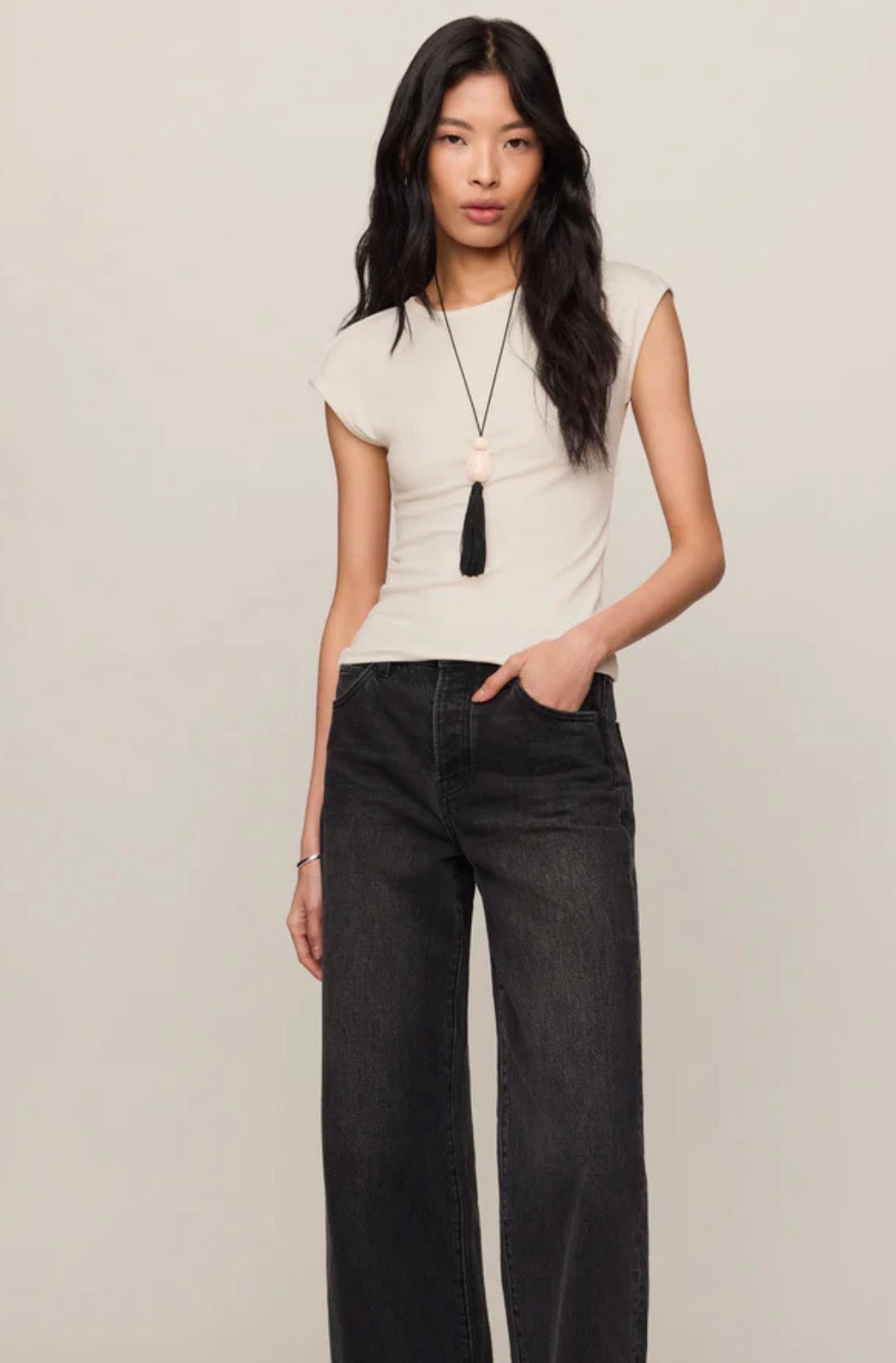 ZT263293 Soft Trace Second Skin Tee- Cloud