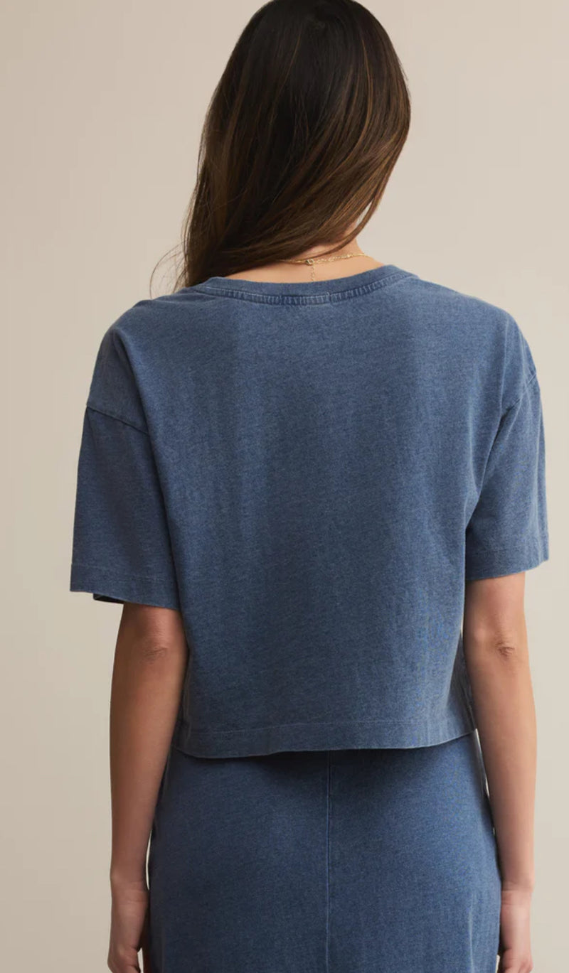 ZT253199 On The Go Jersey Denim Tee