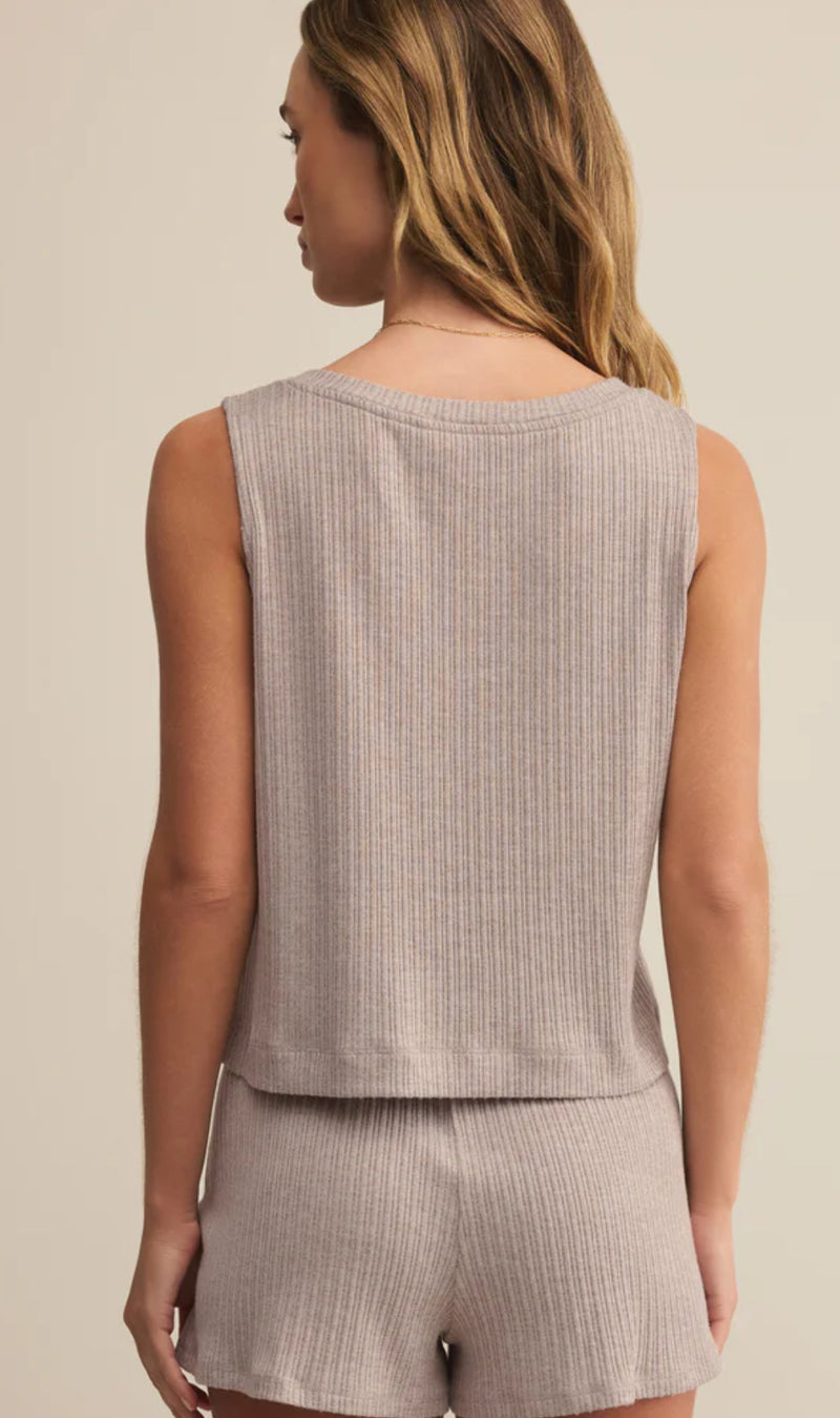 ZLT253820 Sloane V-Neck Rib Tank