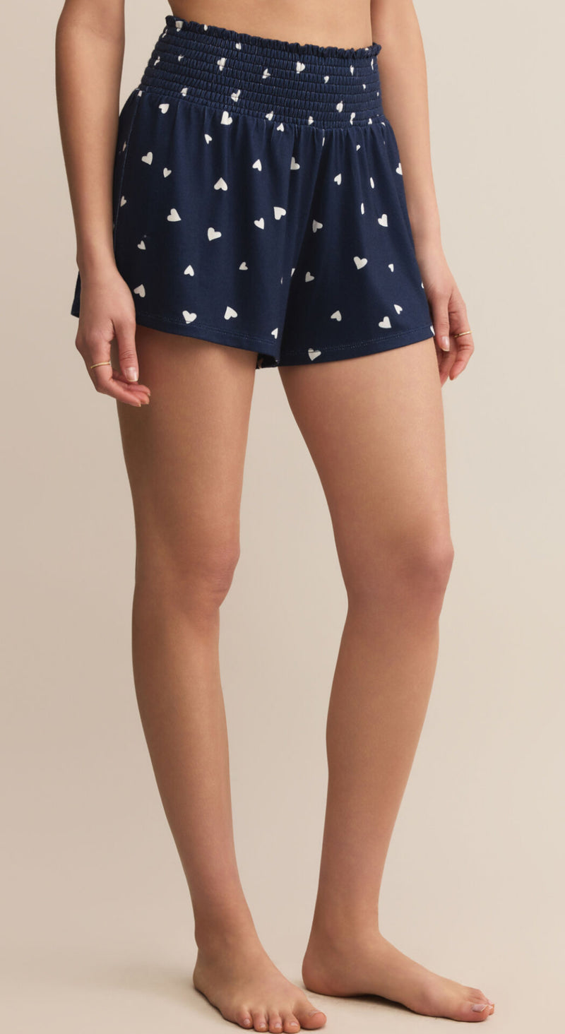 ZLS253880 Dawn Heart Shorts- Eclipse