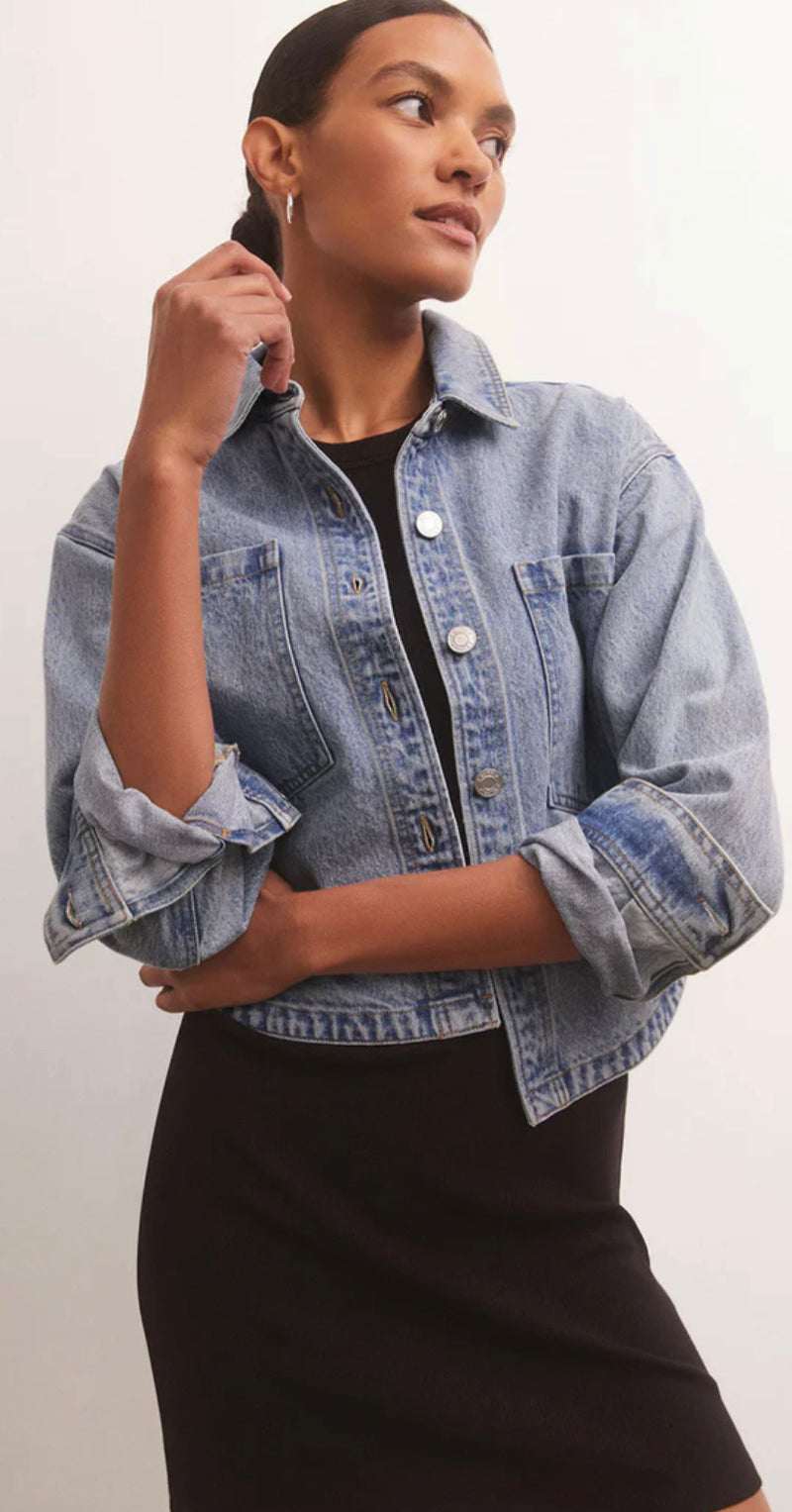 ZJ233100 All Day Cropped Jacket