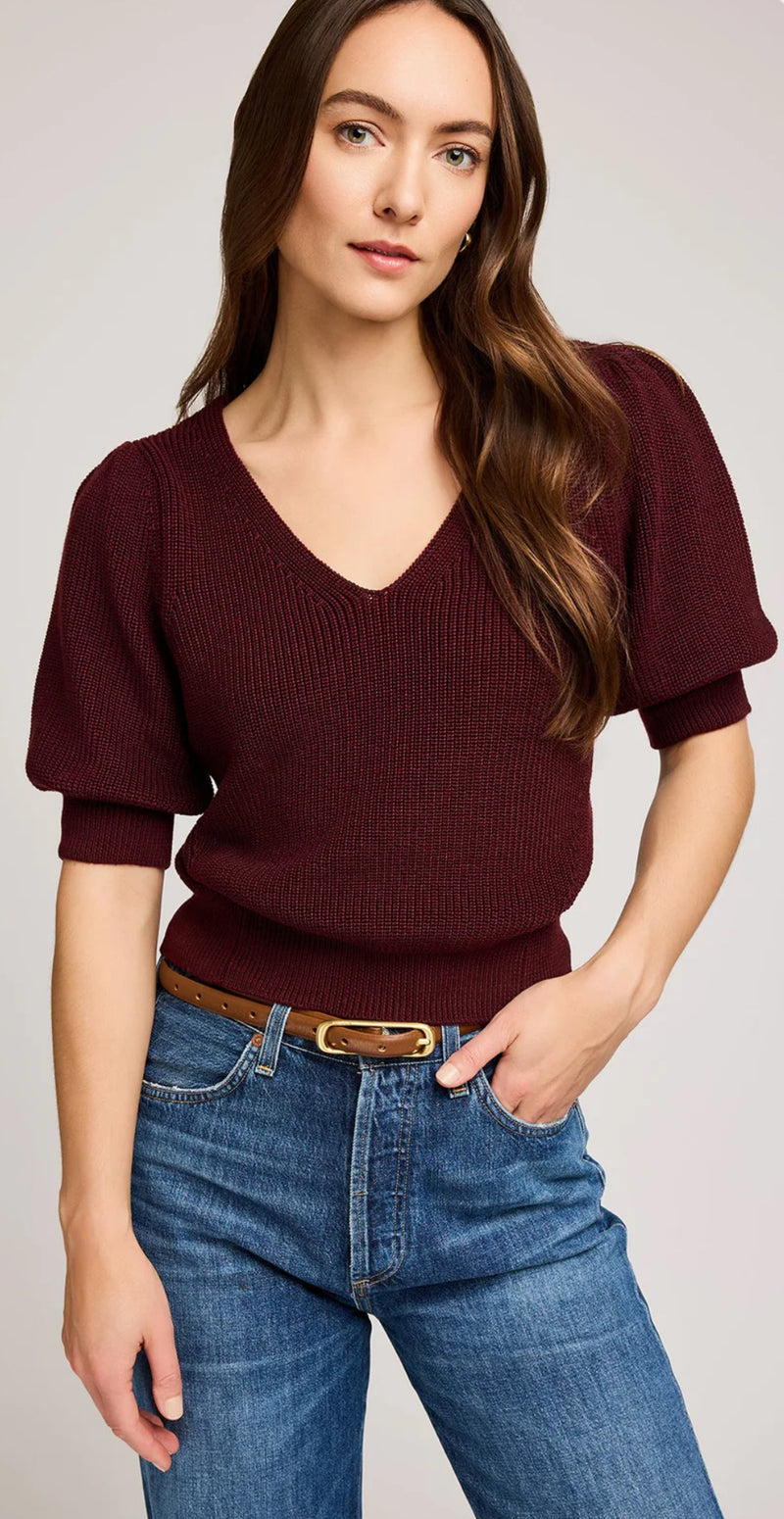 GF2507-3965 Phoebe Sweater- Merlot