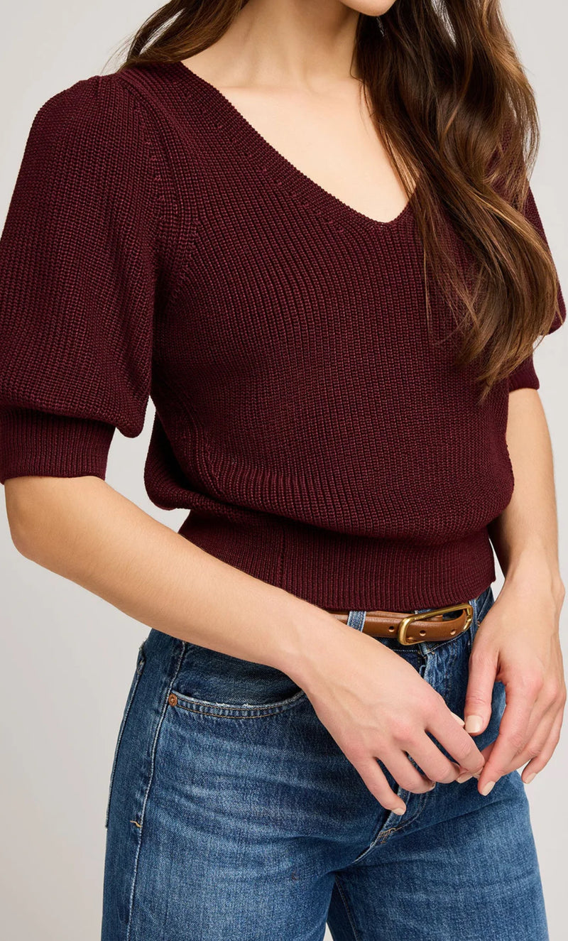 GF2507-3965 Phoebe Sweater- Merlot