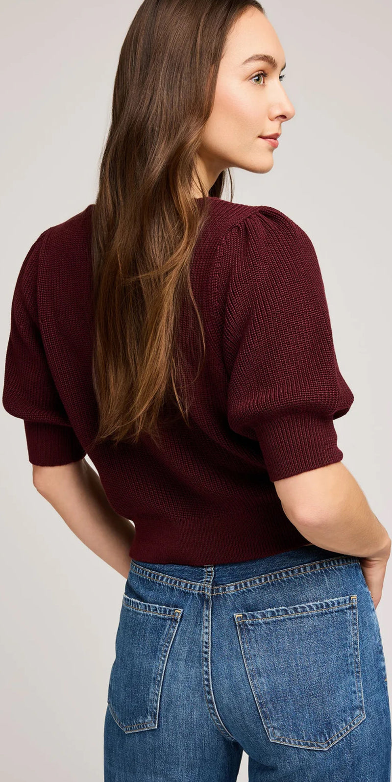 GF2507-3965 Phoebe Sweater- Merlot