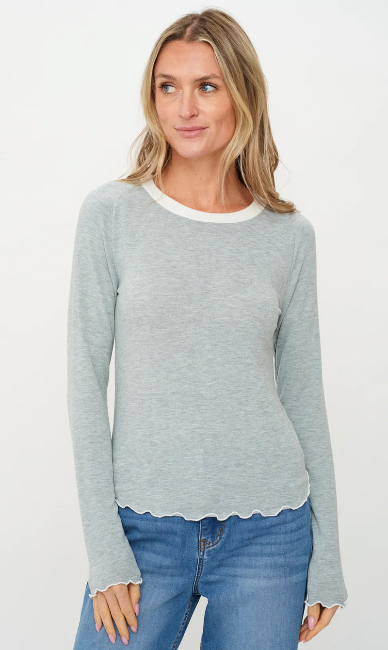 SF8788 Lea Layered LS Tee