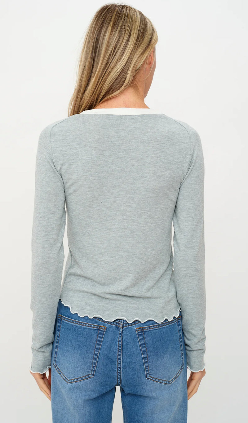 SF8788 Lea Layered LS Tee