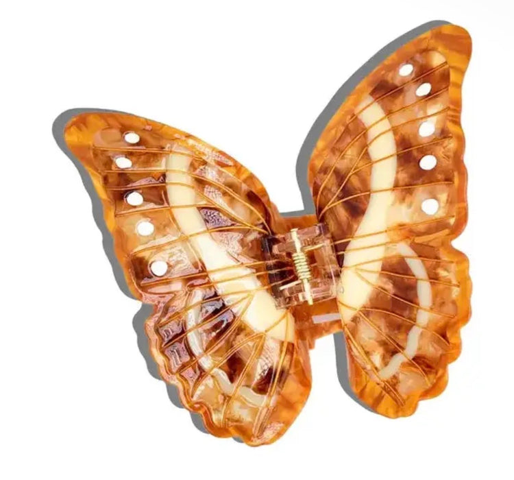 Morpho Butterfly Claw Clip