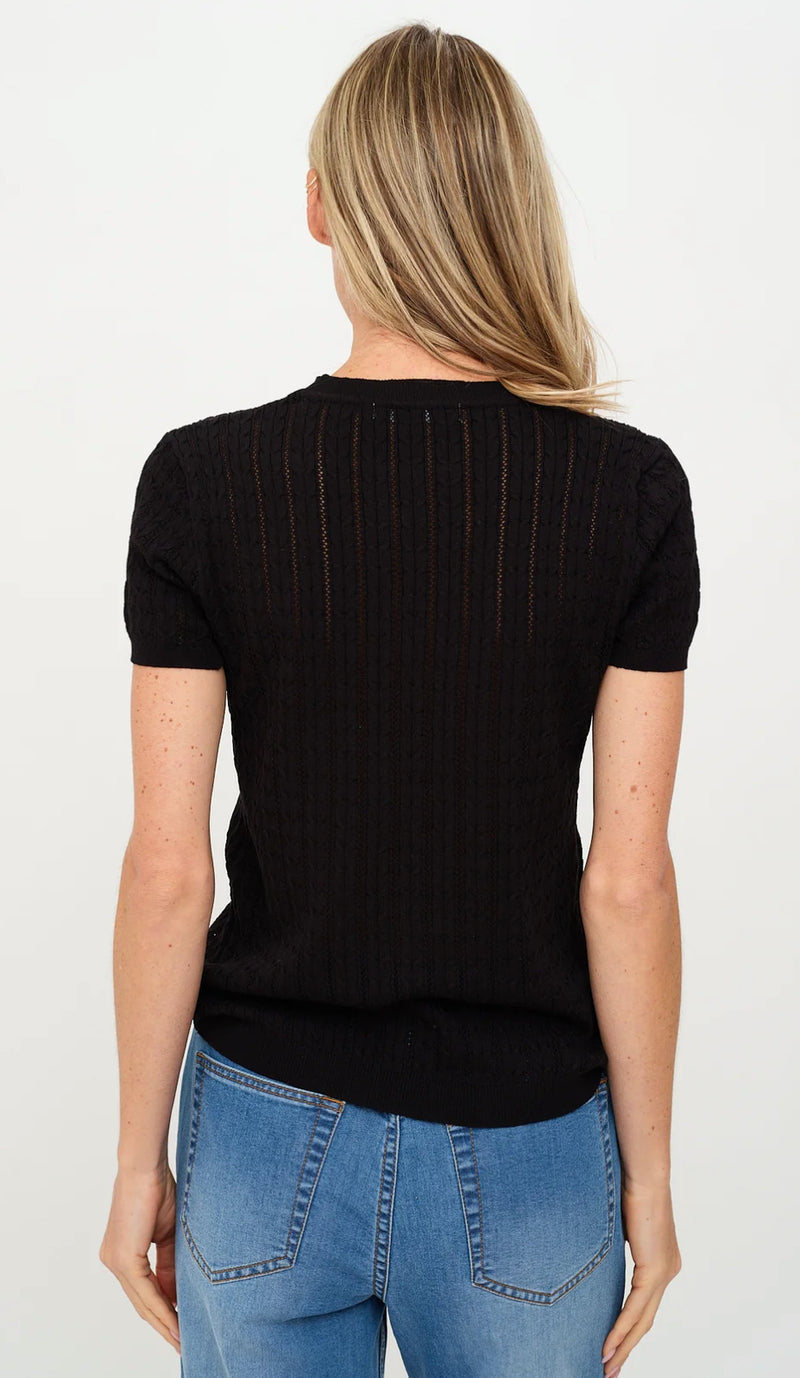 SF4521 Natasha Cable Knit Top