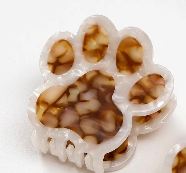DW-AD2527 Small Paw Print Claw Clip