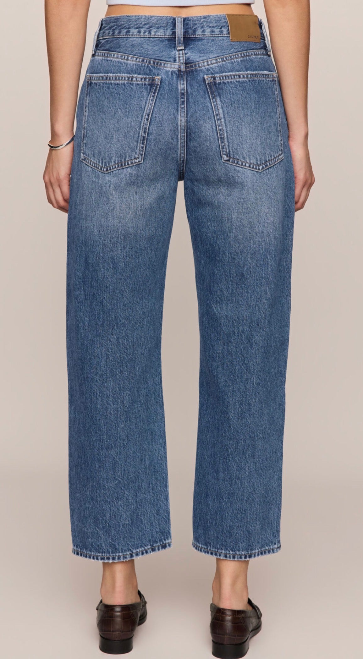 DP263158S Off Duty Bowed Jean- BKP