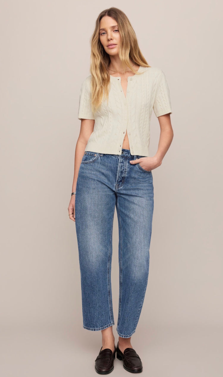 DP263158S Off Duty Bowed Jean- BKP