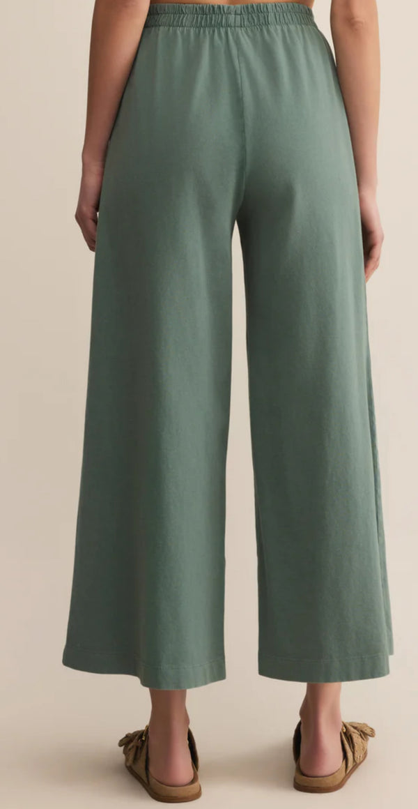 ZP253841 Scout Jersey Crop Flare Pant- Hunter Green