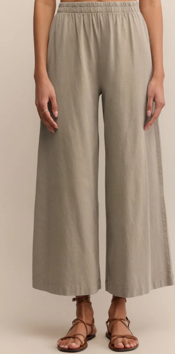 ZP253841 Scout Jersey Crop Flare Pant- Retreat