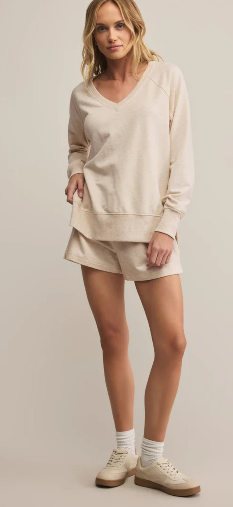 ZS253839 Weekender Short- Oatmeal Heather
