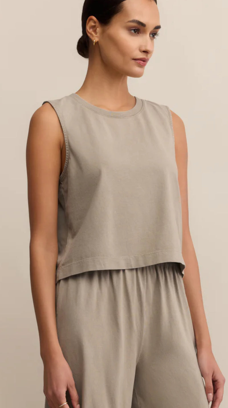 ZT253829 Sloane Muscle Tank- Retreat