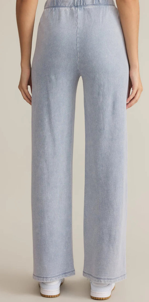 ZP253843 Hunter Knit Denim Pant-Washed Indigo