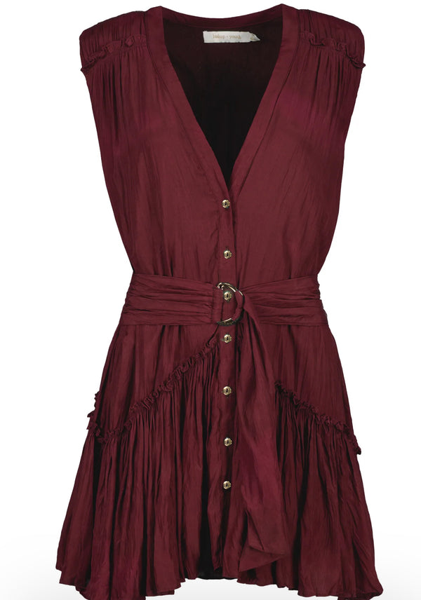 K4FDW2981C Bridget Dress - Crimson