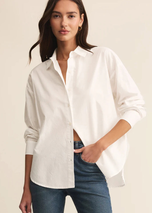 ZT253235 Elevated Poplin Top