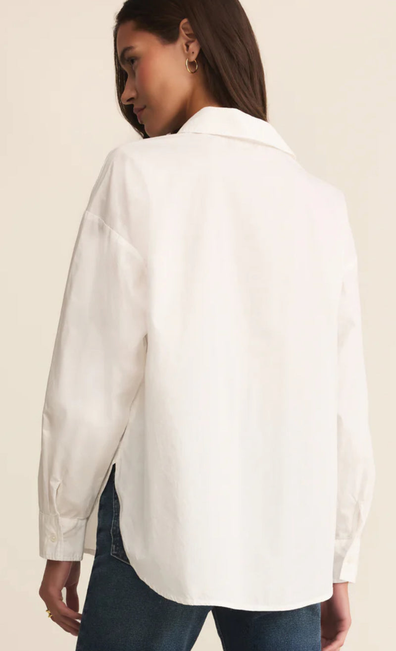 ZT253235 Elevated Poplin Top