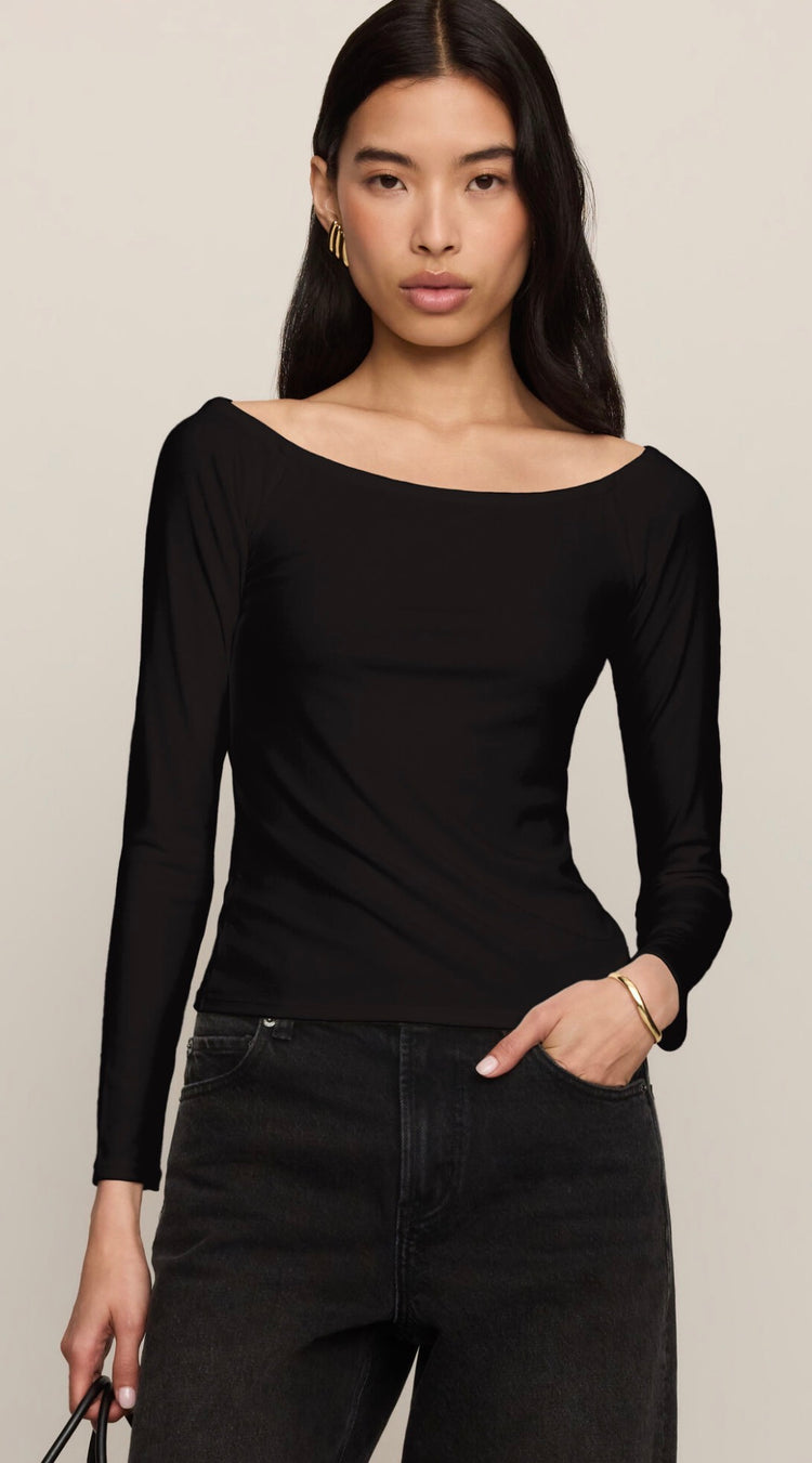 ZT263448 Sabrina Top- Black