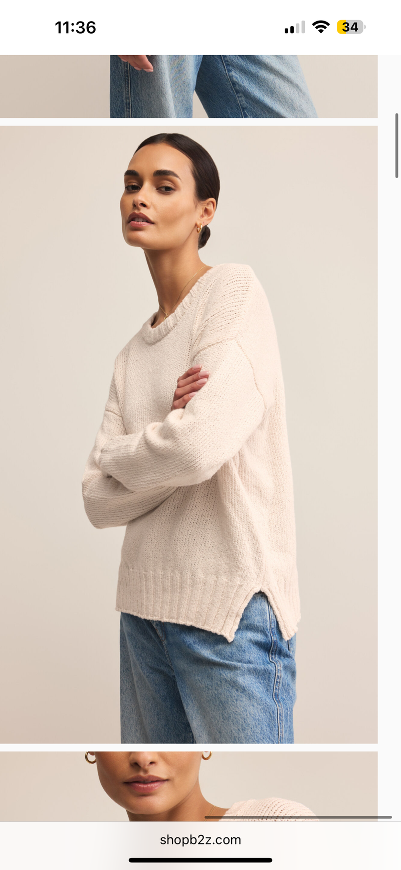 ZW253321 Beck Textured Sweater