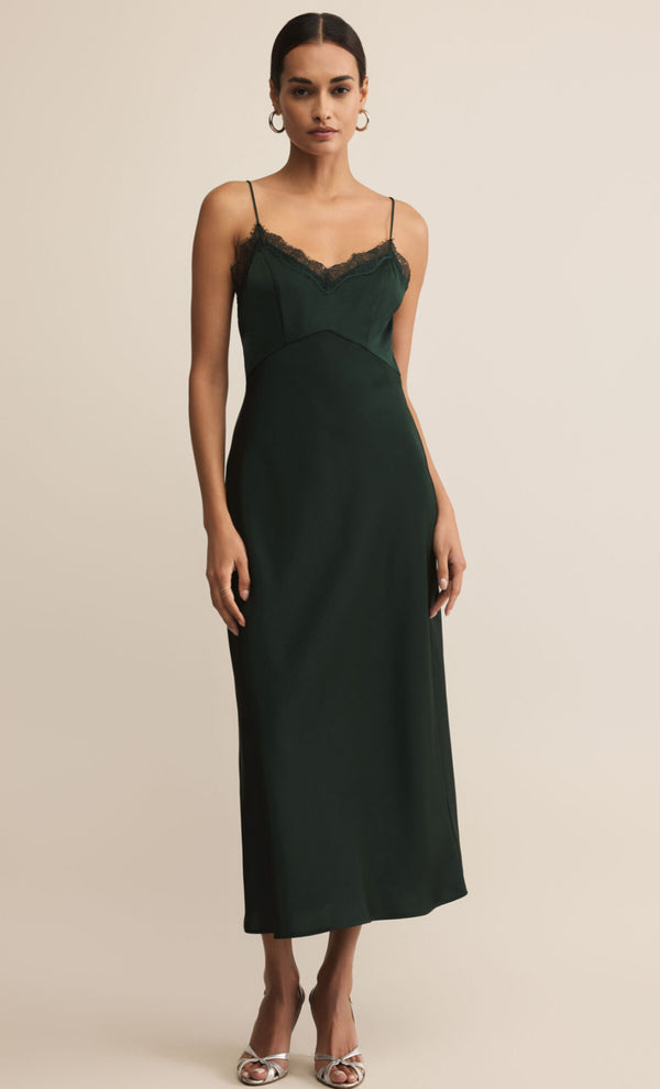 ZD253190 After Hours Satin Luxe Midi Dress