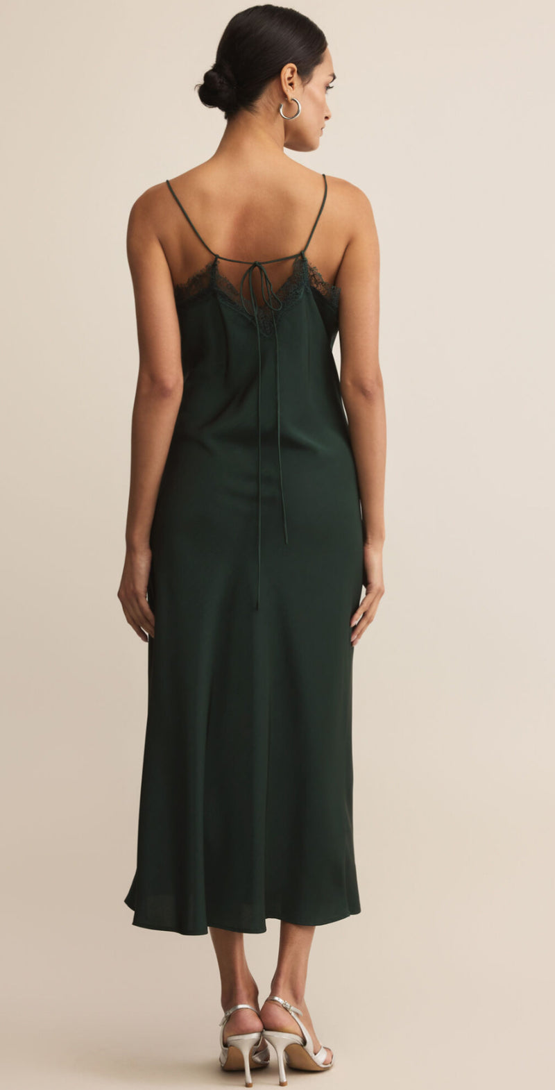 ZD253190 After Hours Satin Luxe Midi Dress