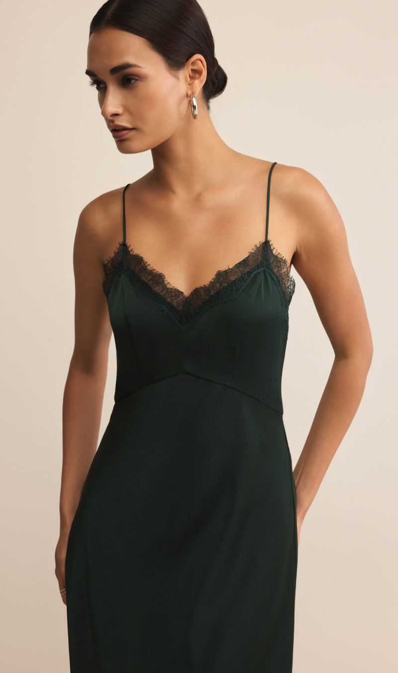 ZD253190 After Hours Satin Luxe Midi Dress