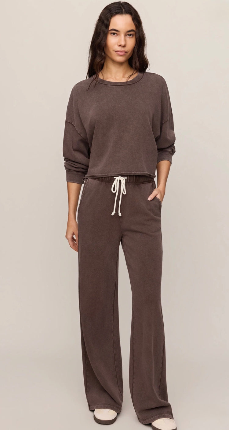 ZT263247 Circuit Sweatshirt- Dark Chocolate