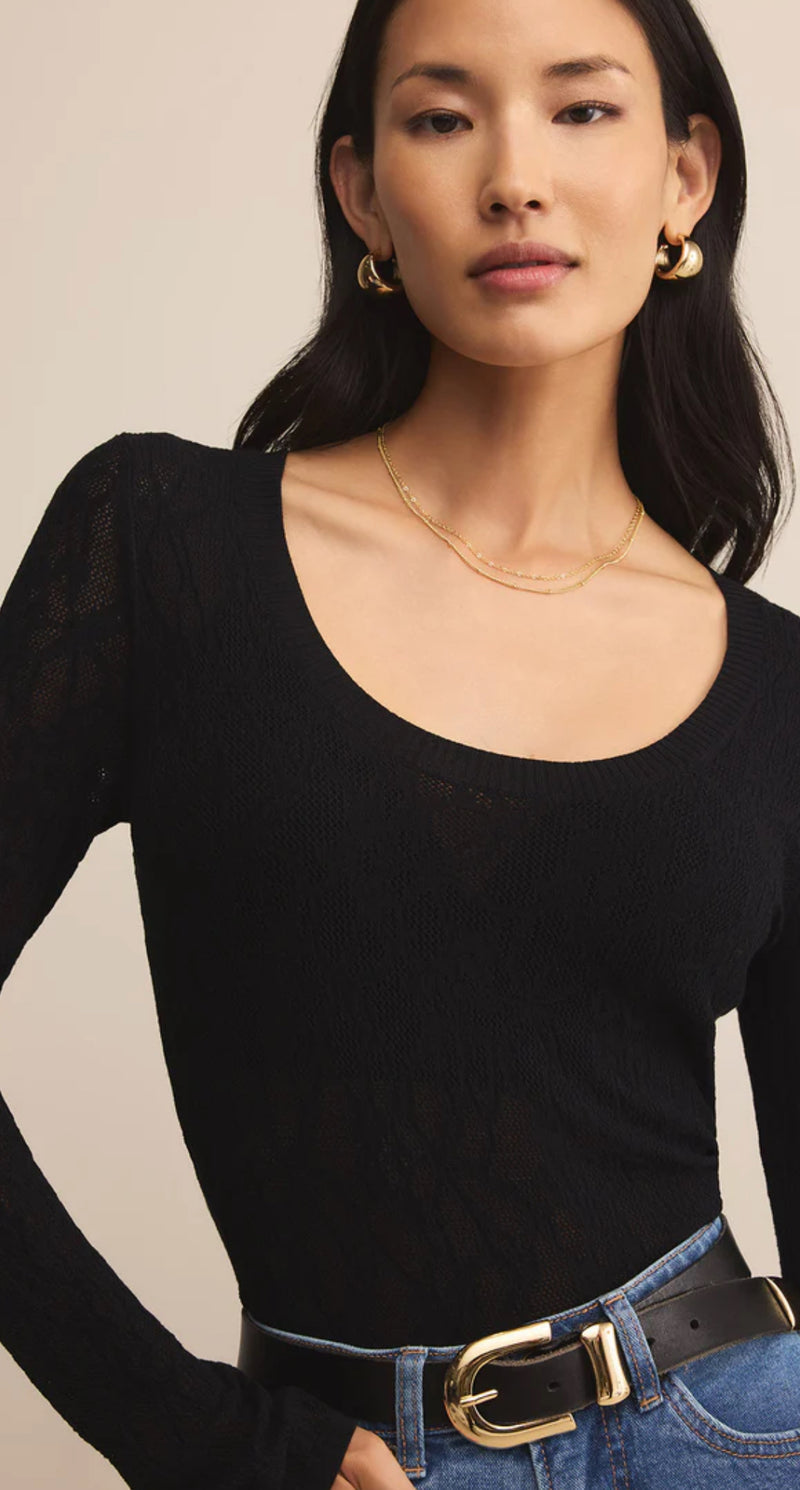 ZW253385 Tibi Mesh Sweater