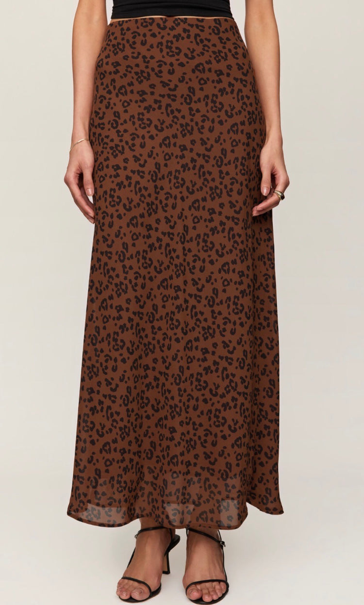 ZK263215 Europa Leopard Skirt