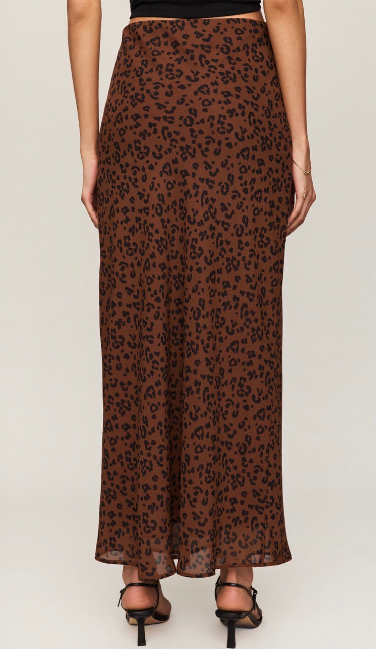ZK263215 Europa Leopard Skirt