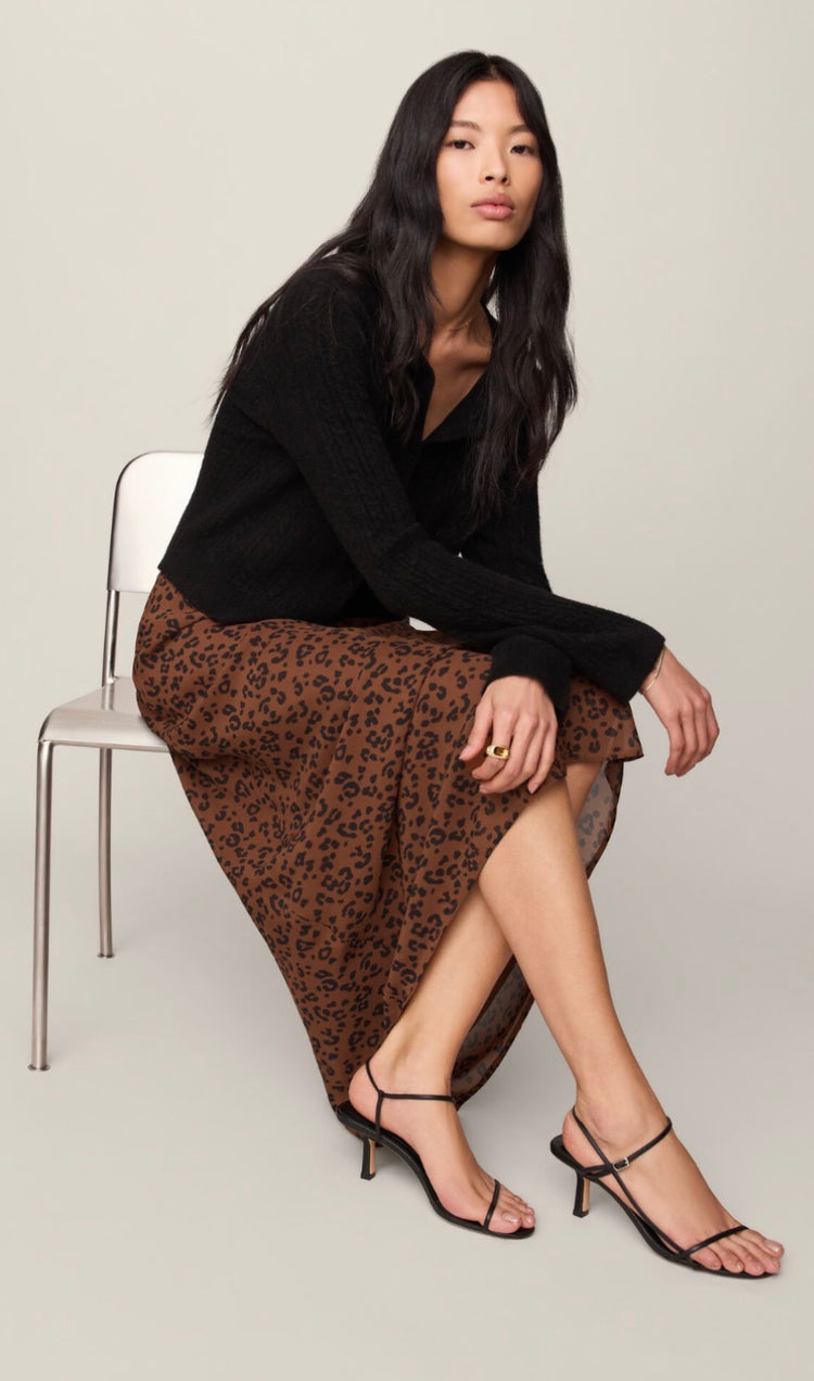 ZK263215 Europa Leopard Skirt