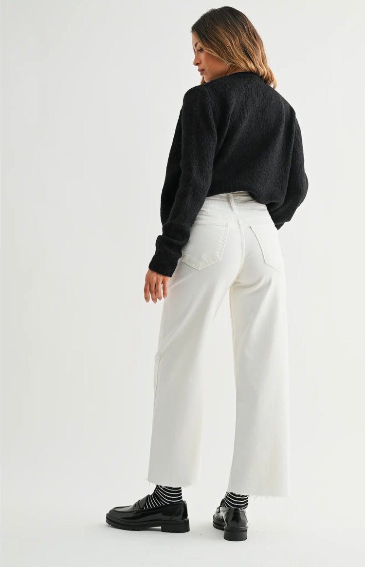 BP353 High Rise Utility Pant- Off White