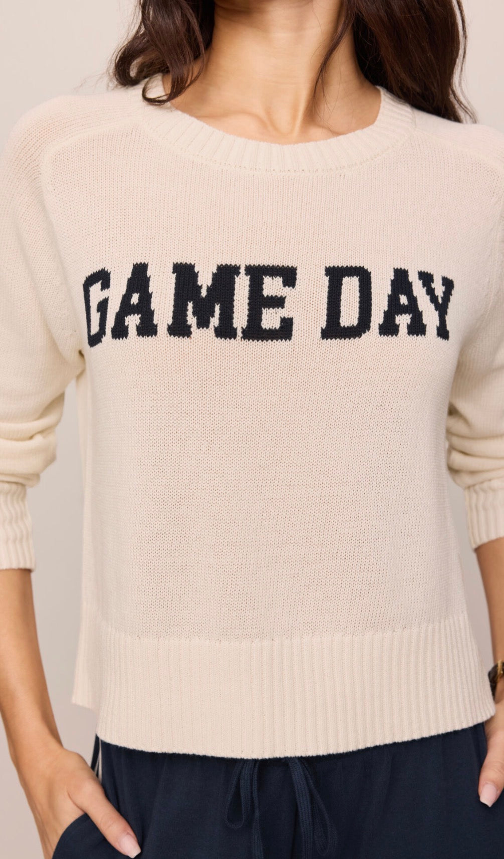 ZVW263595 Varsity Stand In Sweater