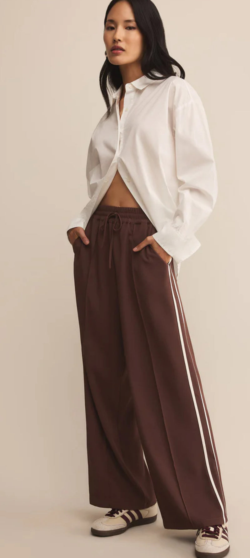 ZP253310 Saunder Track Pant Sandalwood
