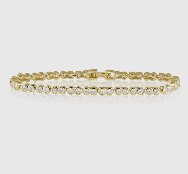 BEB12SJD1 Bezel Tennis Bracelet