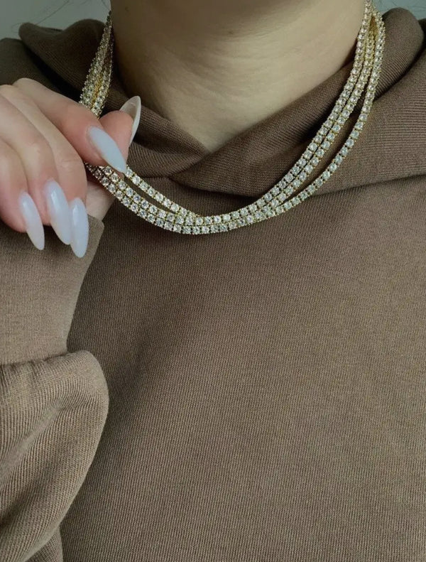 KATSNSJD Karla Tennis Necklace