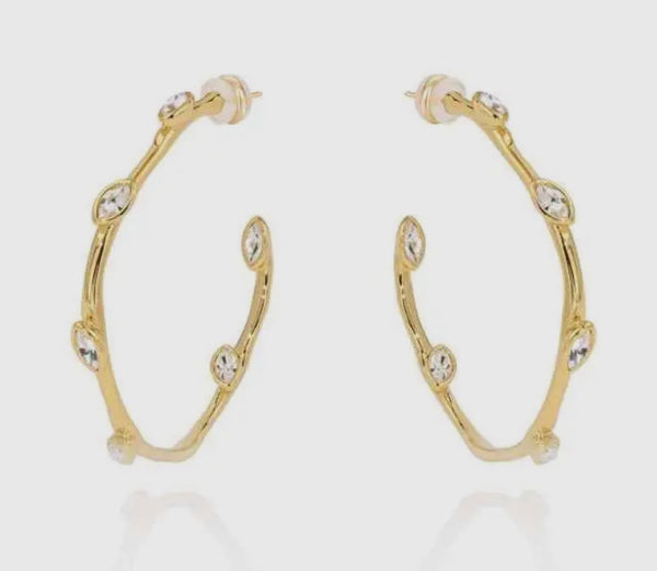 ETH1SJD Trishelle CZ Hoops