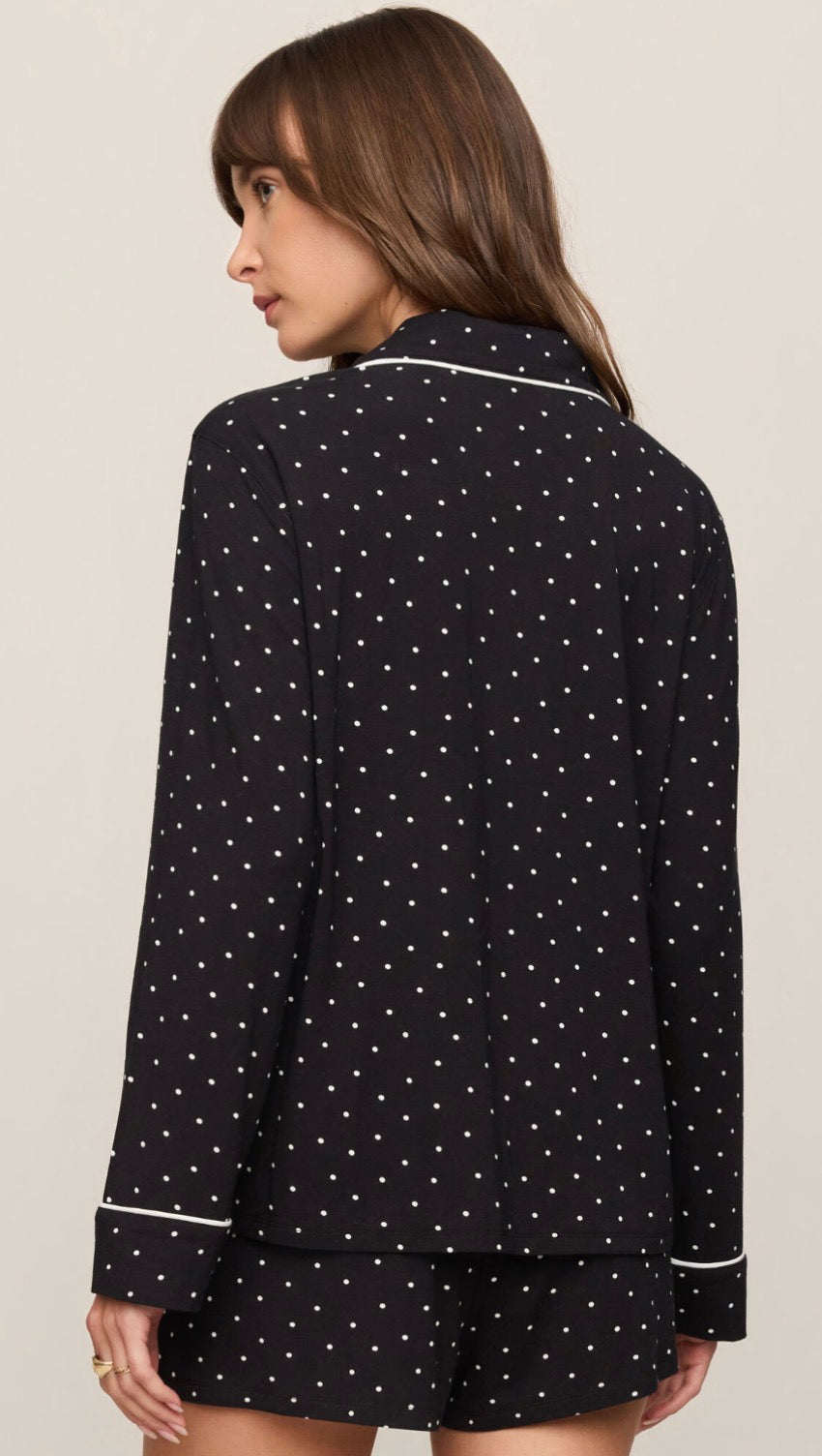 ZLT263533 Luxe Dot PJ Top