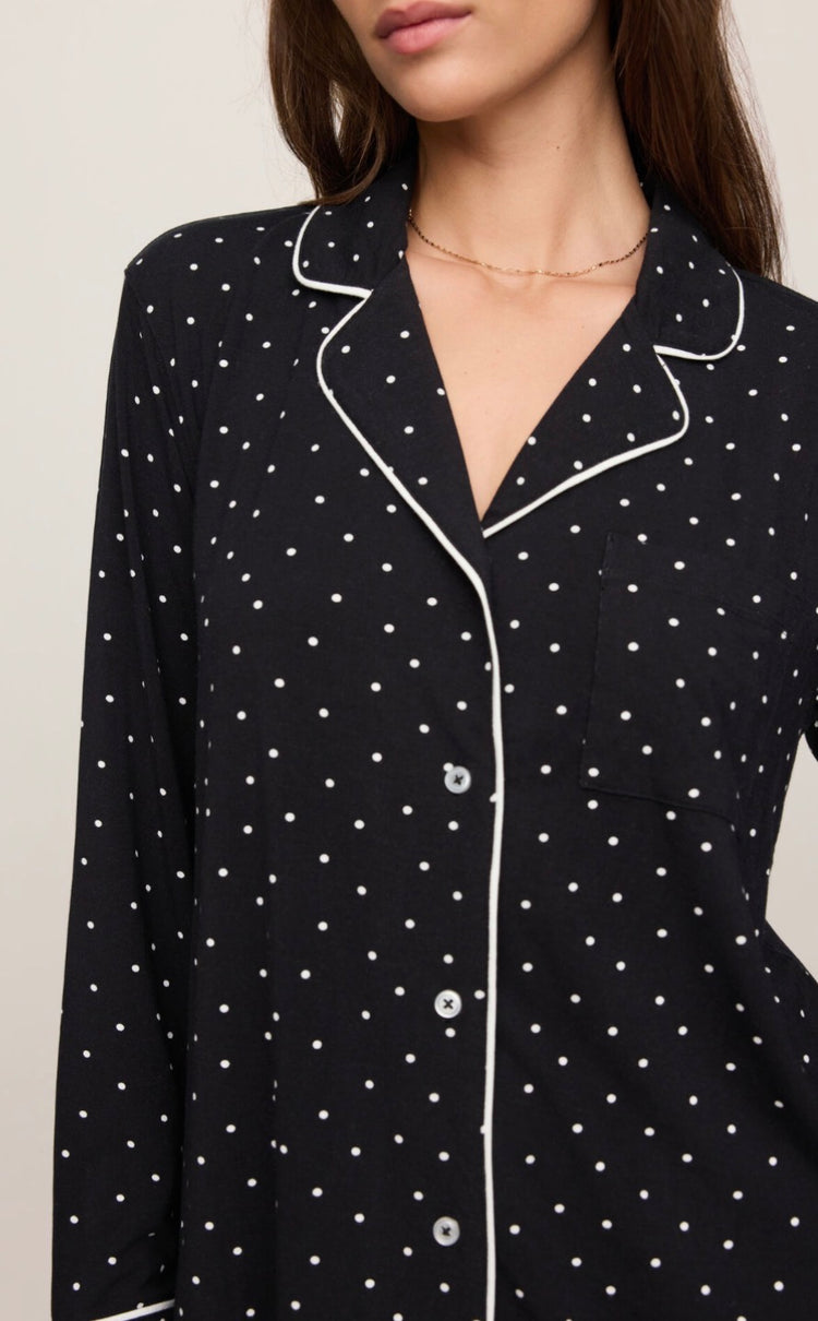 ZLT263533 Luxe Dot PJ Top