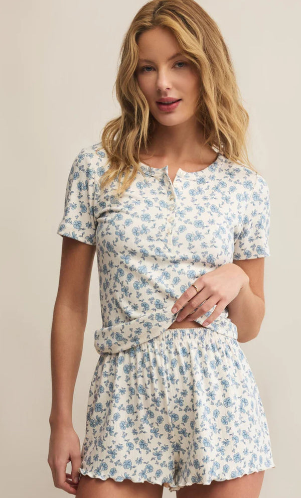 ZLT253139 Faye Ditsy Top Crystal