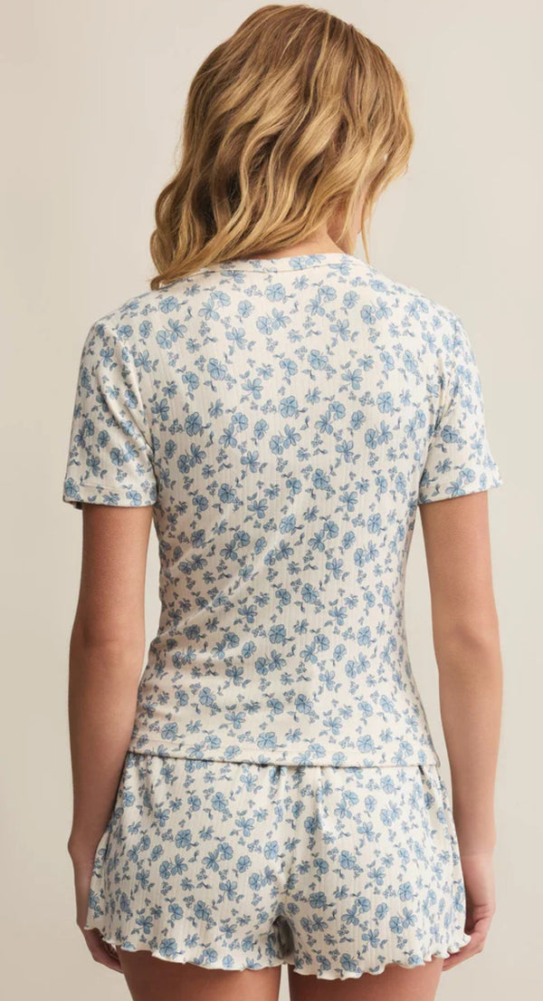 ZLT253139 Faye Ditsy Top Crystal